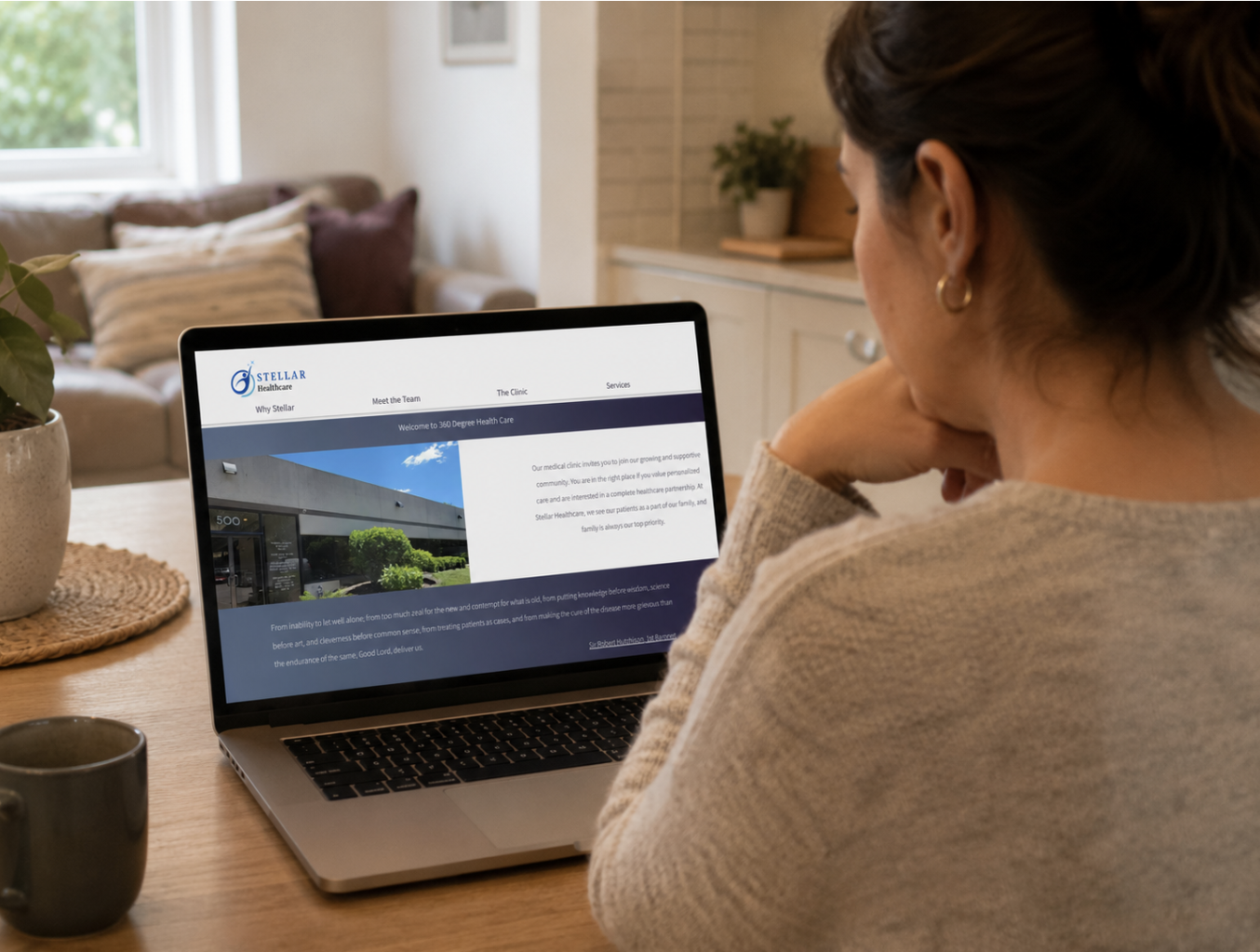 Website - Before