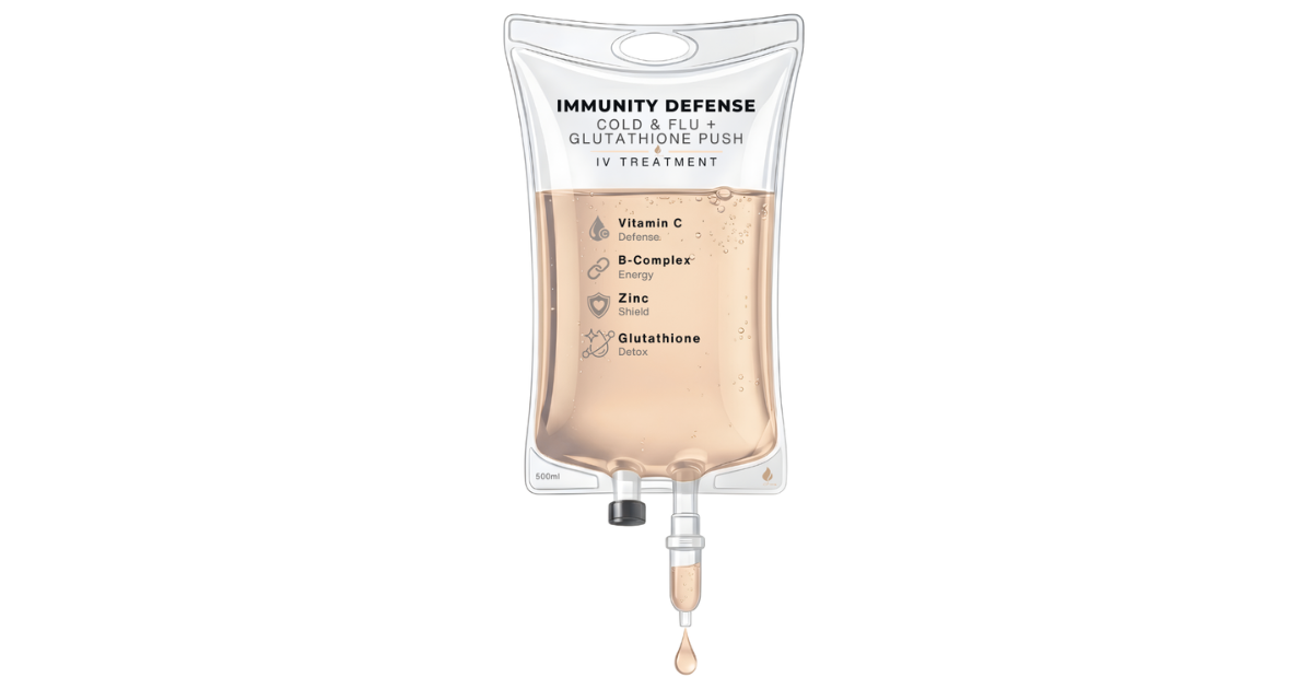 Mobile IV Therapy Immunity Defense / Cold & Flu + Glutathione Push In Tipton County Indiana Mobile IV Therapy Immunity Defense / Cold & Flu + Glutathione Push In Tipton County Indiana