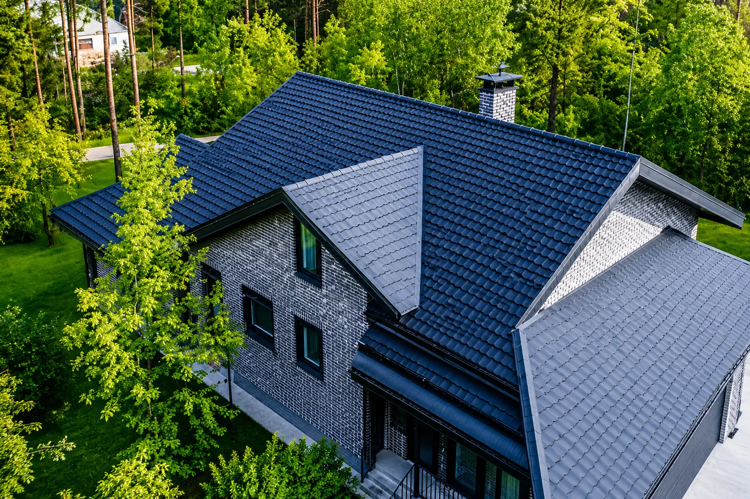 New residential roof installation completed by a professional roofing contractor in High Point, North Carolina.