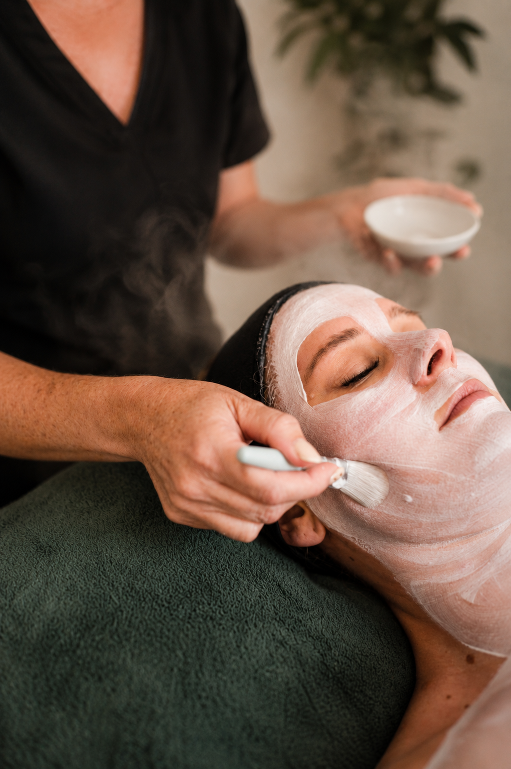 Treatment detail at Glow Skin and Spa