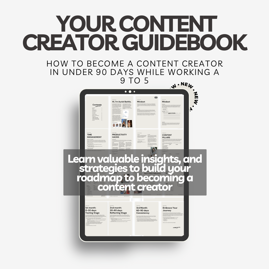 content creator guidebook