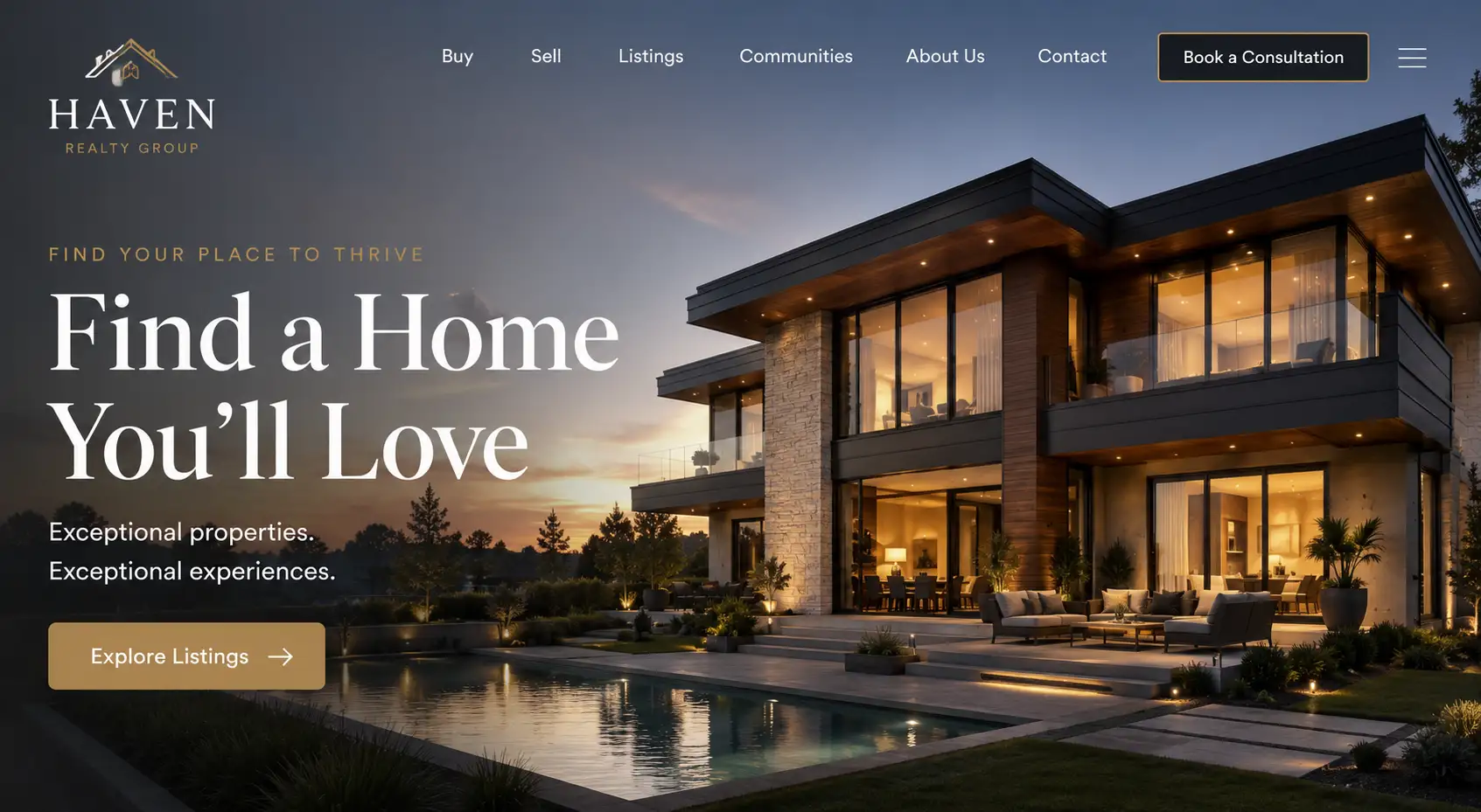 Real Estate Website