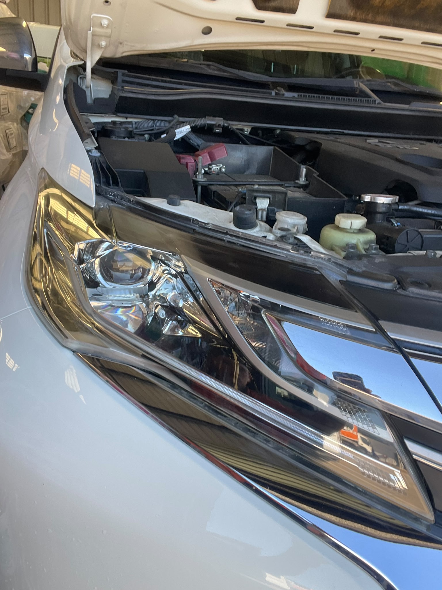 Crystal clear headlight after restoration — High Shine Club Brisbane