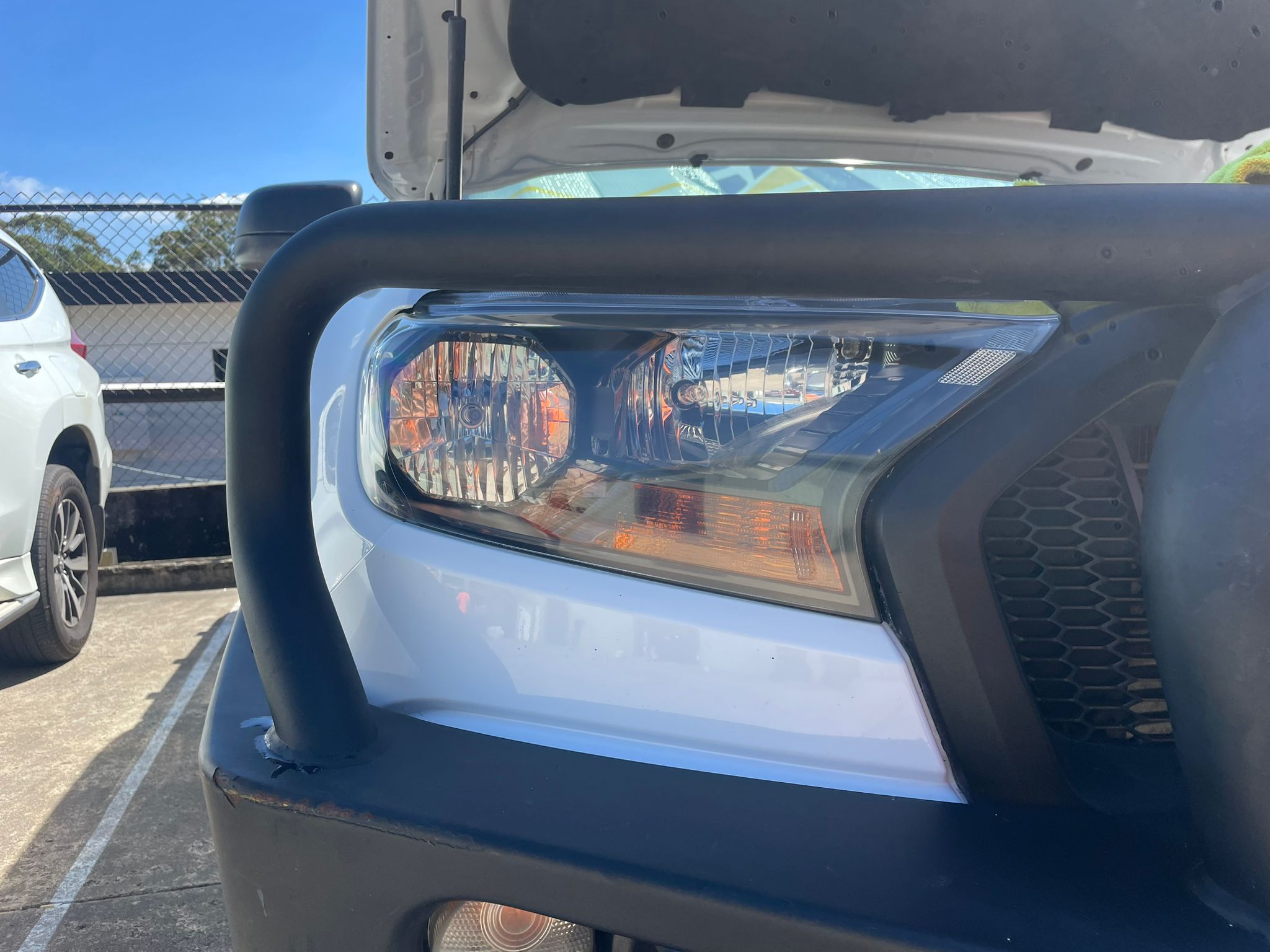 Restored headlight crystal clear — High Shine Club Brisbane