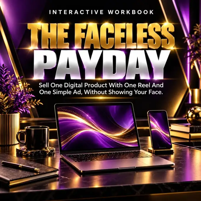 The Faceless Payday interactive workbook cover