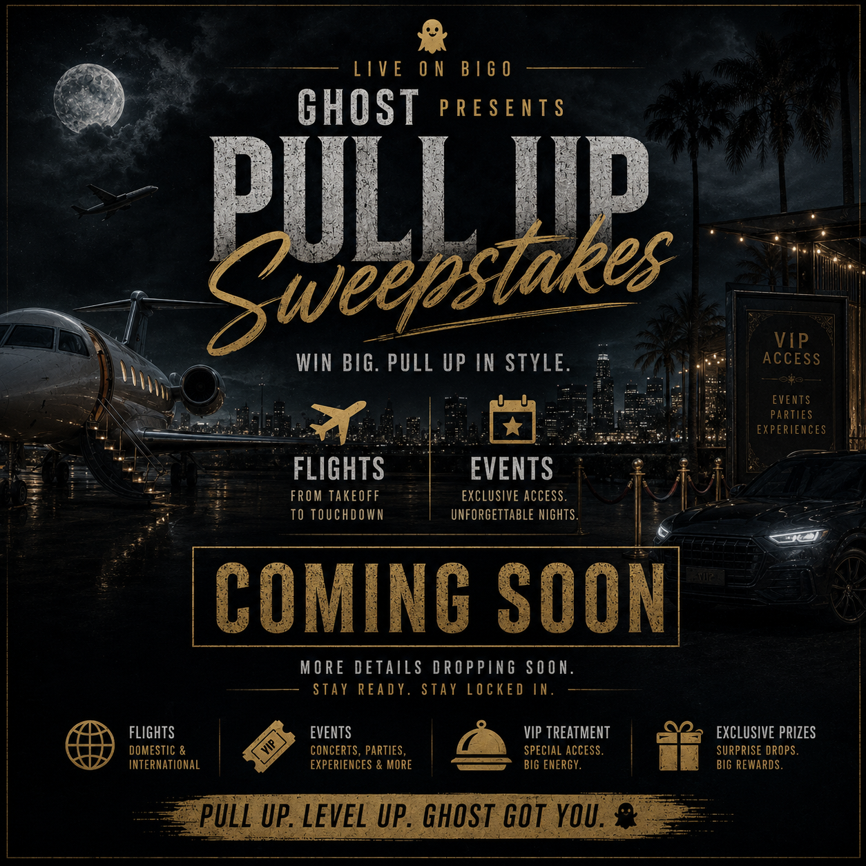 Pull Up Ghost Sweepstakes