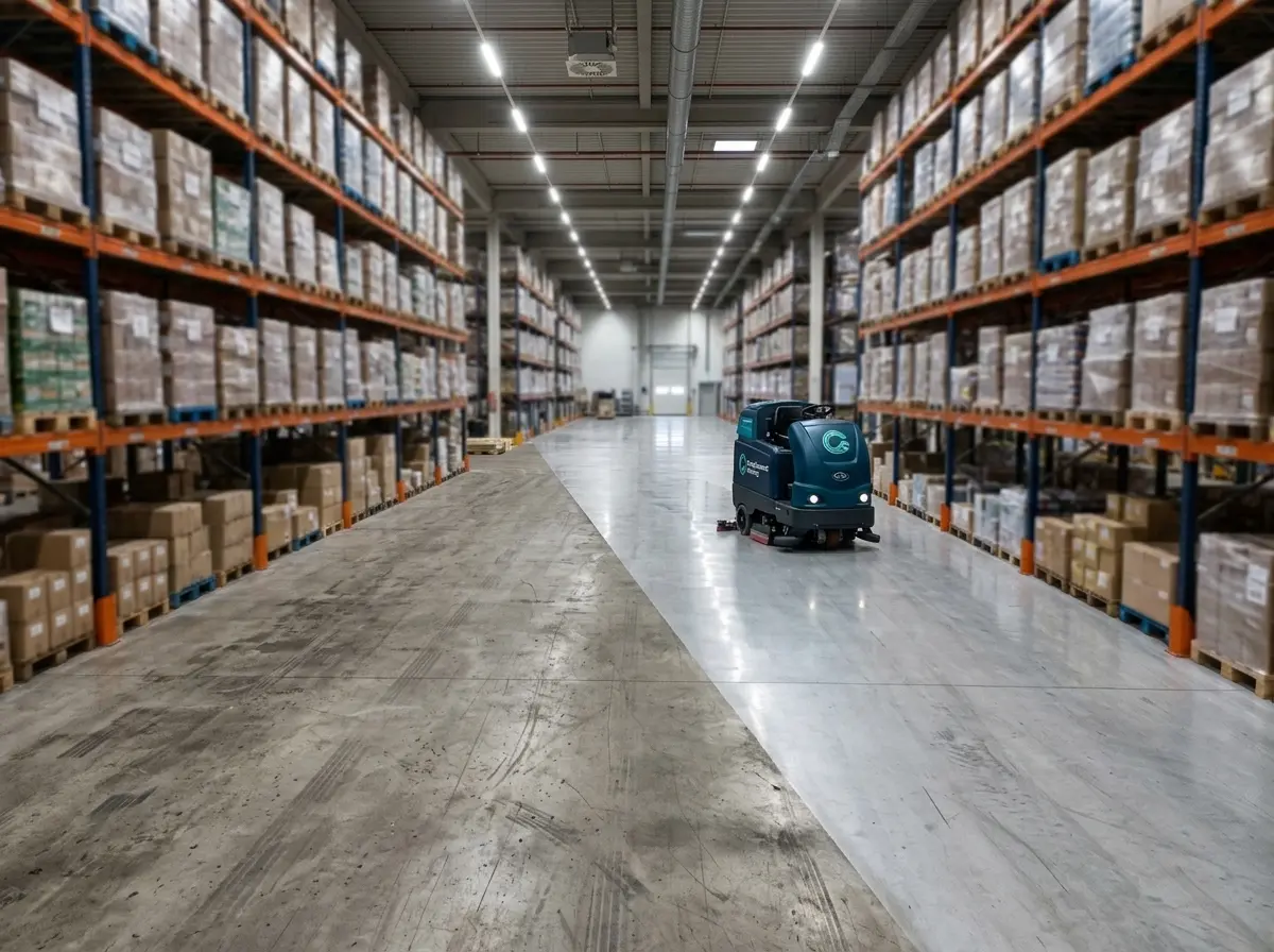 Warehouse cleaning