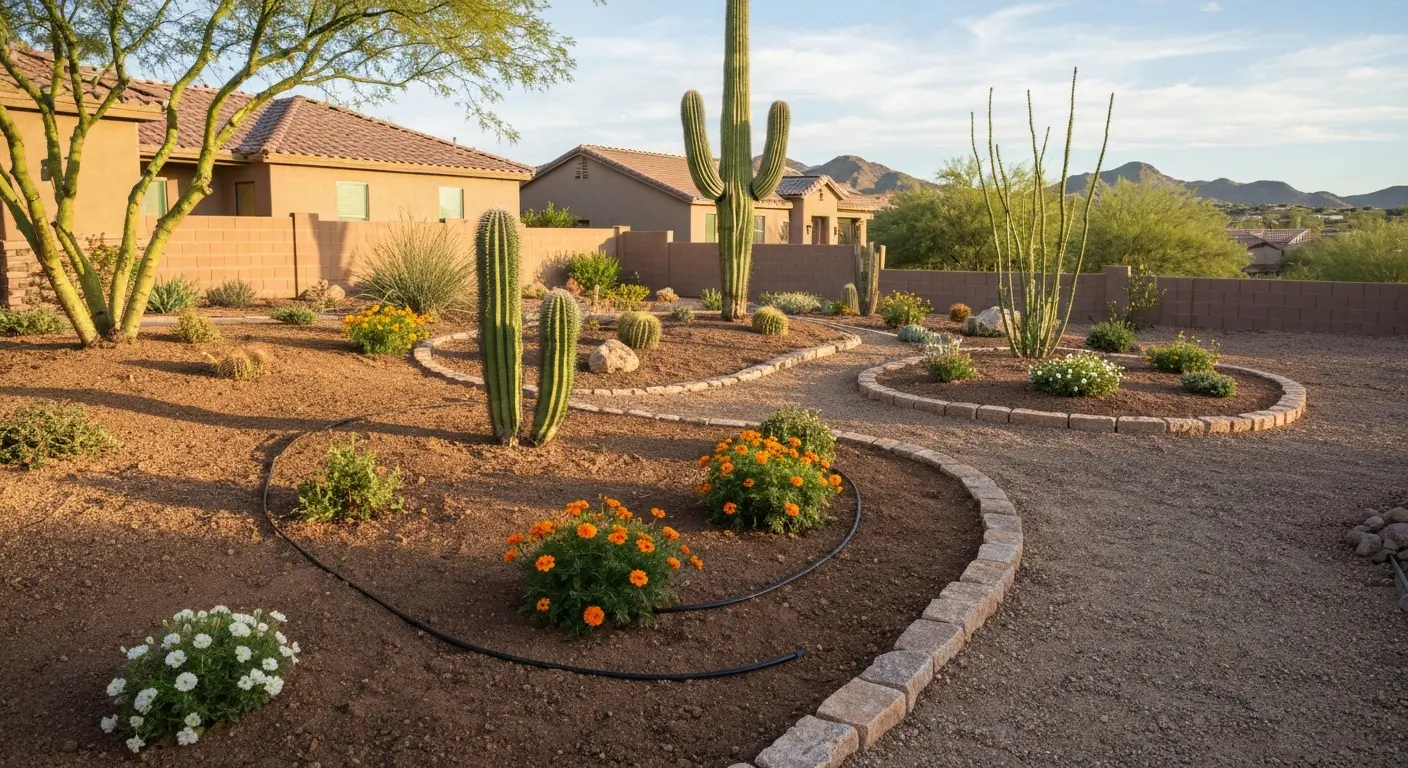 Landscape garden planting