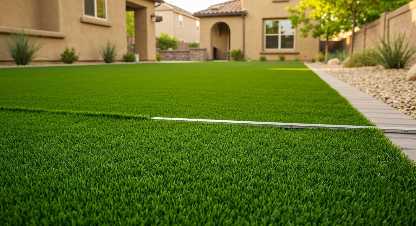 Artificial turf installation