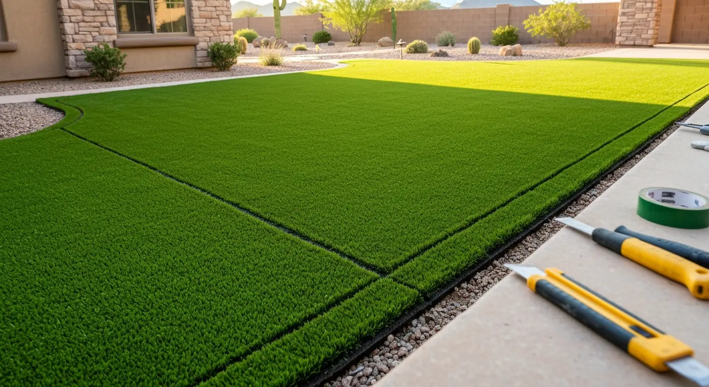 Artificial turf installation Scottsdale
