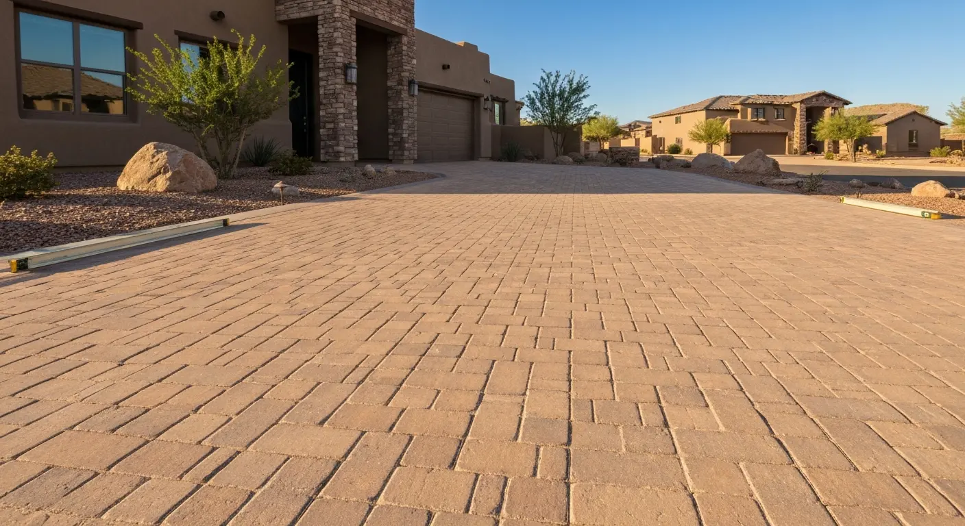 Paver driveway
