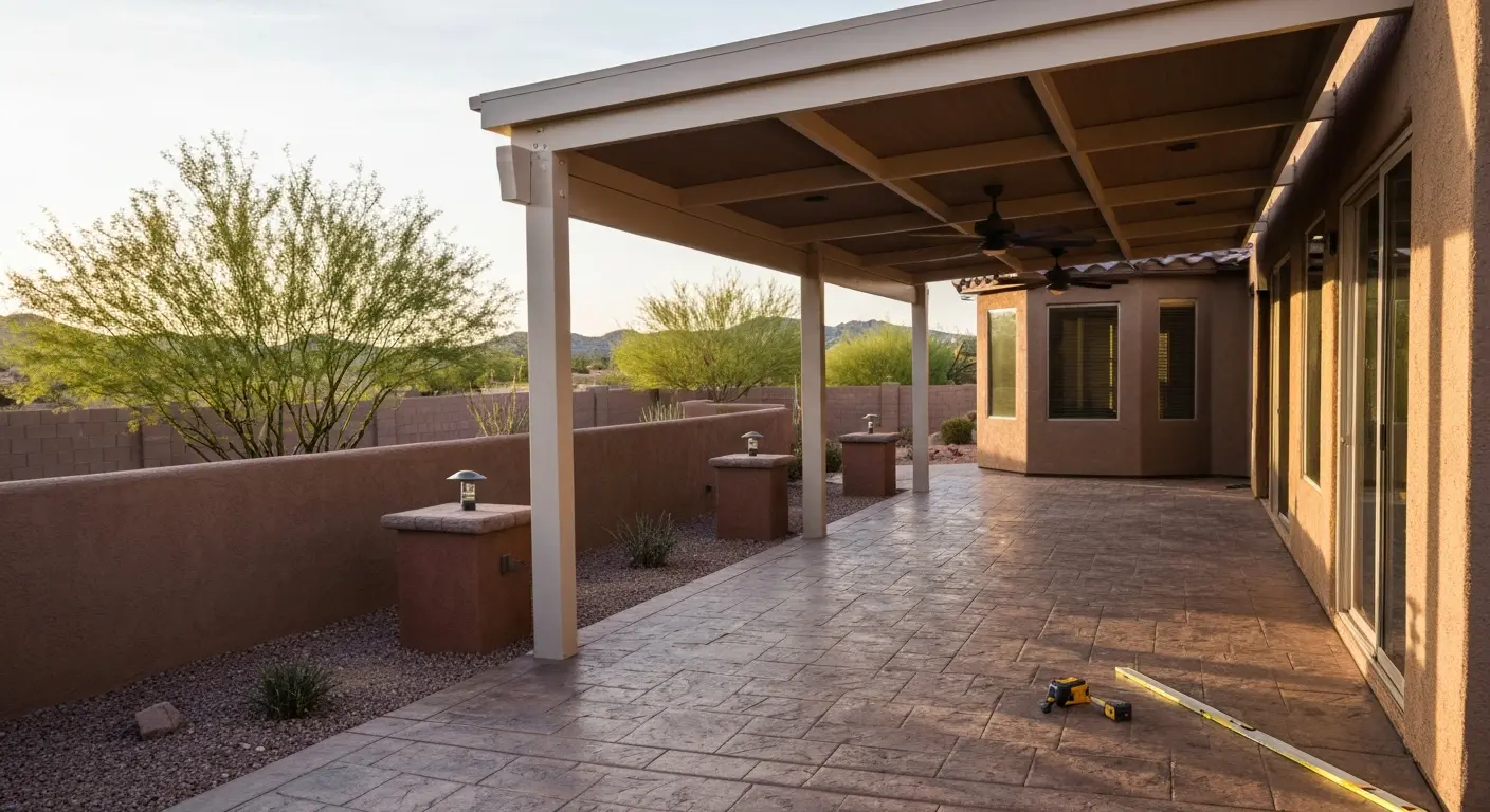 Outdoor patio design