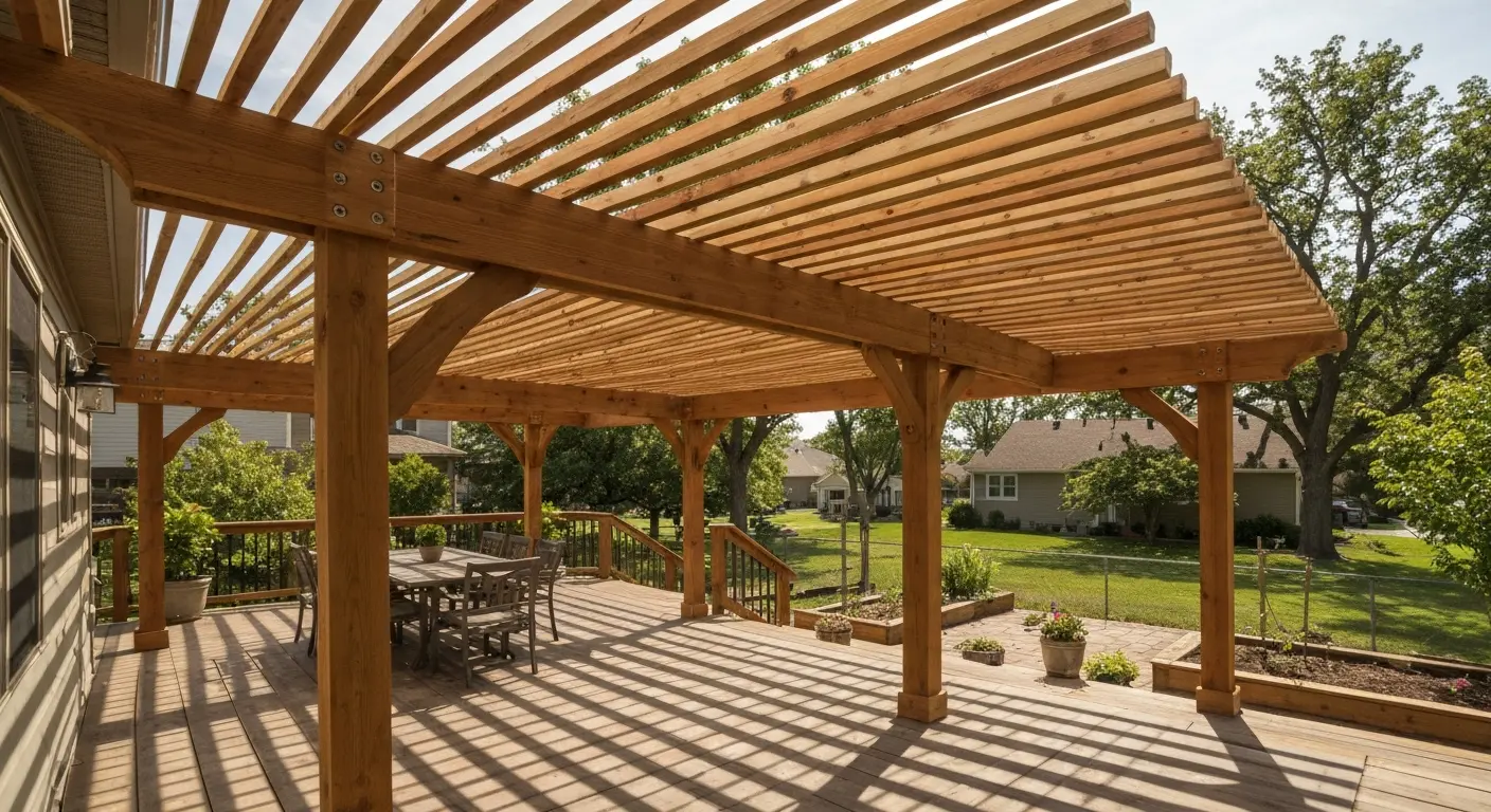 Pergola shade structure