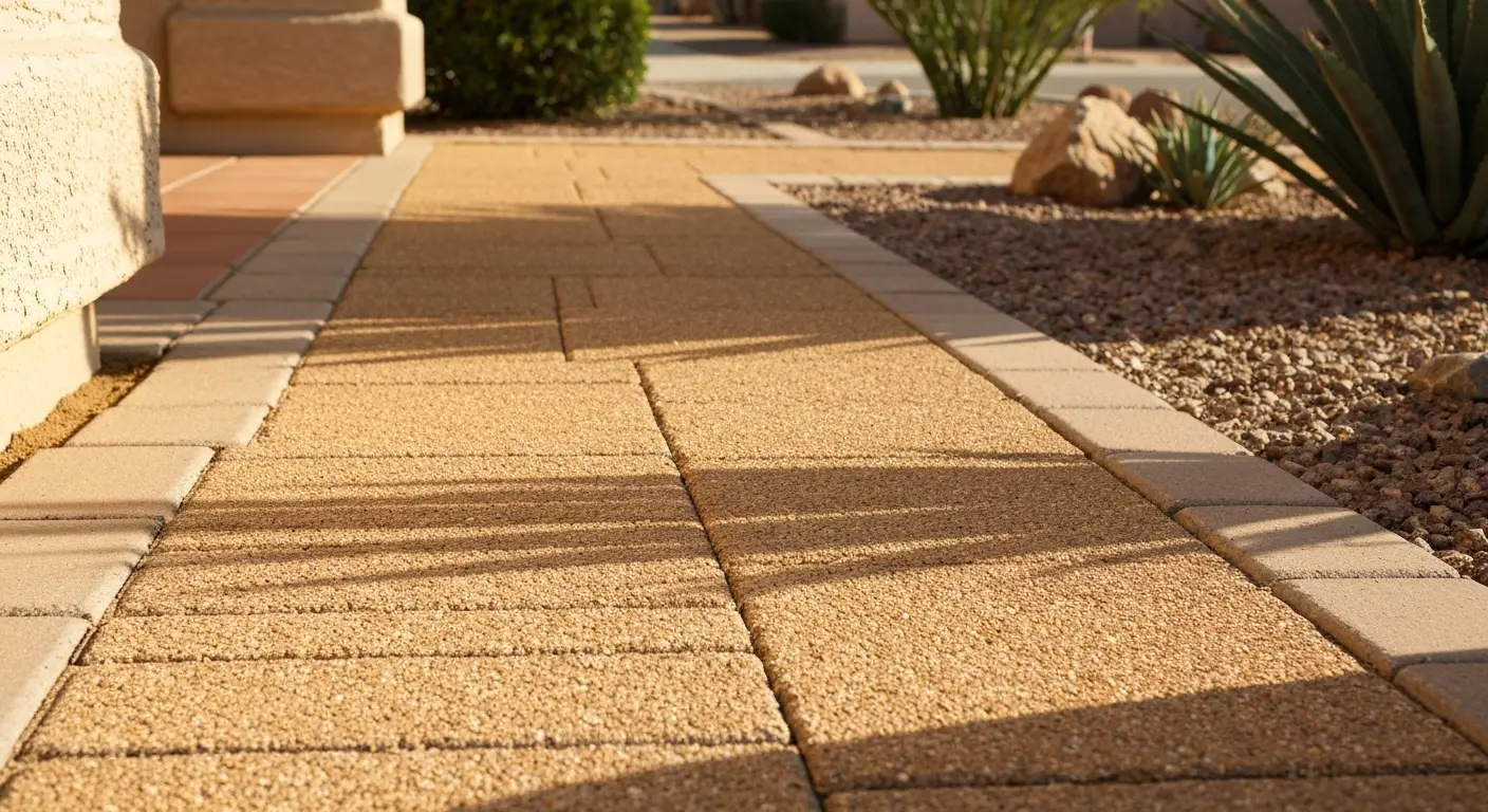 Decorative pathway rock