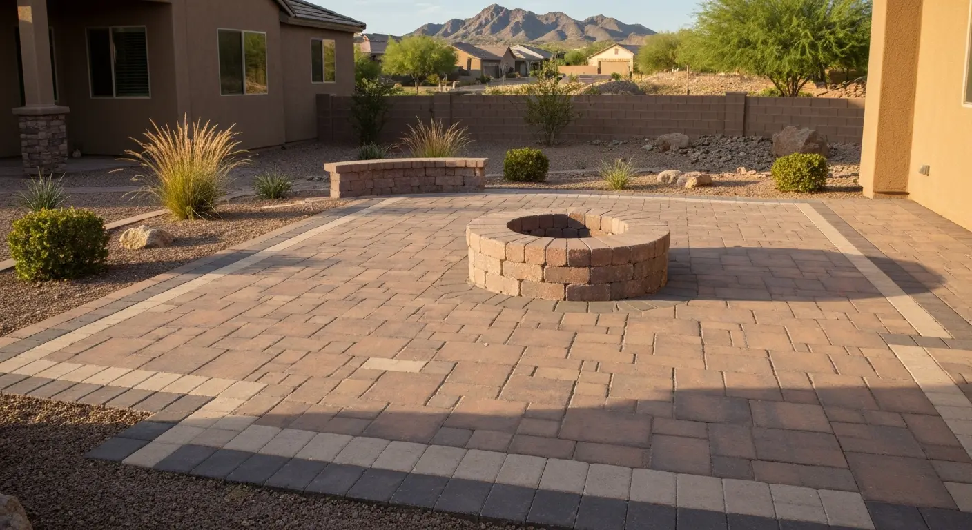 Paver patio in San Tan Valley