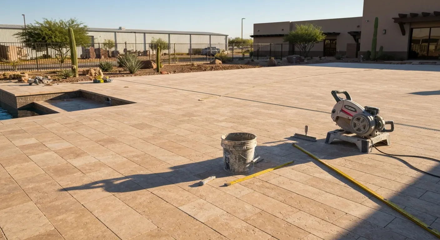 Commercial pool deck project