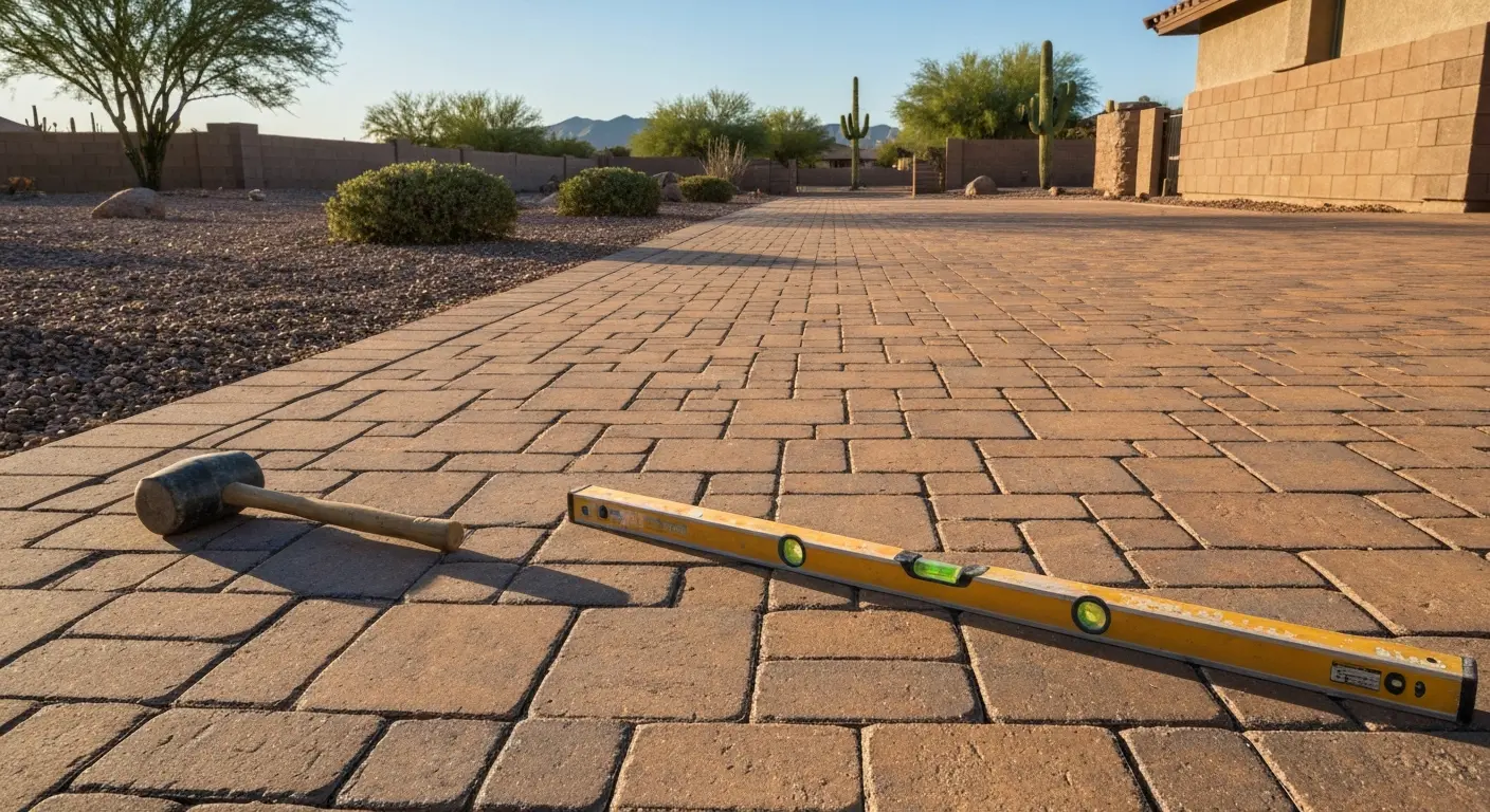 Paver driveway expansion