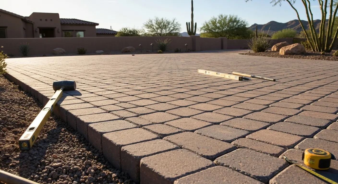Paver driveway Scottsdale