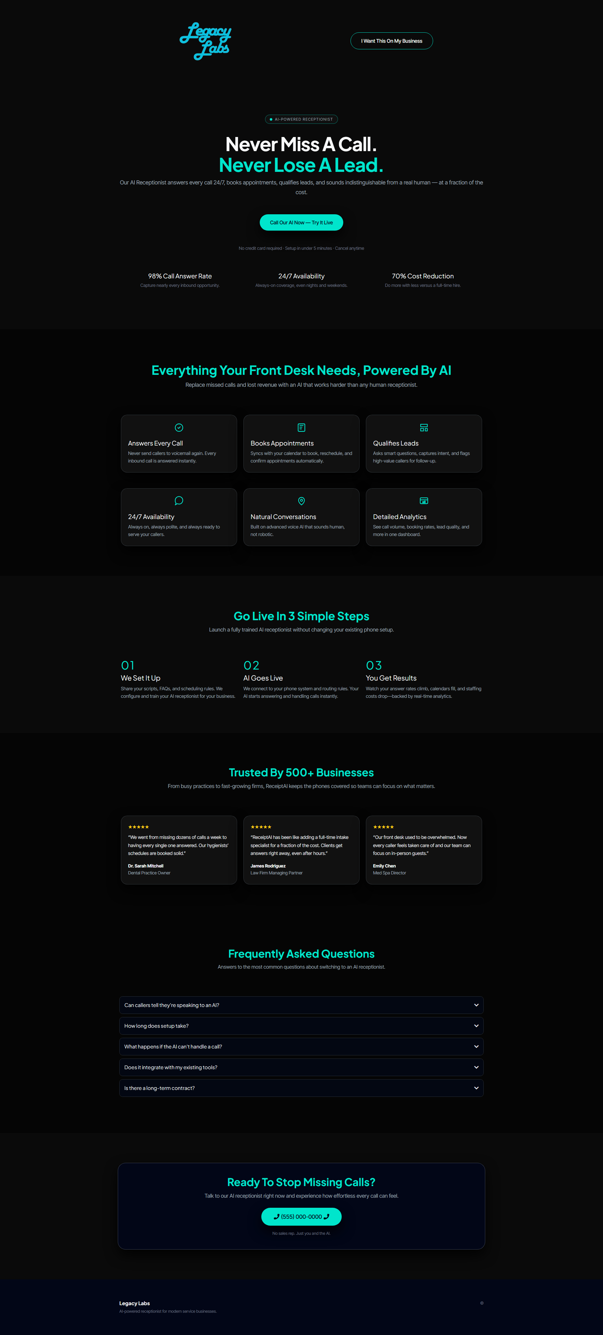 Landing page 1