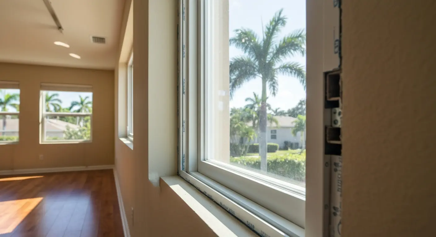 Impact window installation