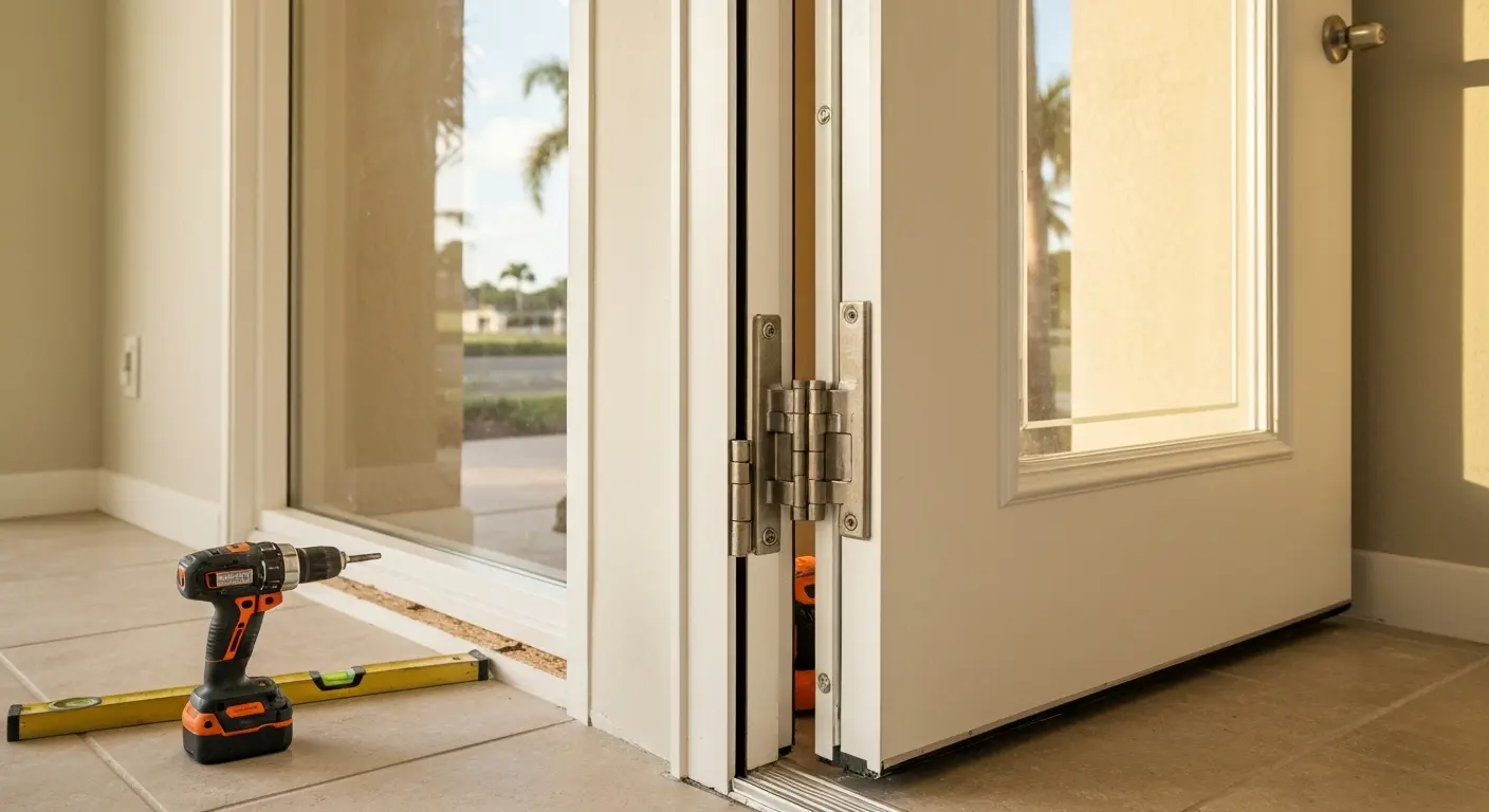 Impact door installation