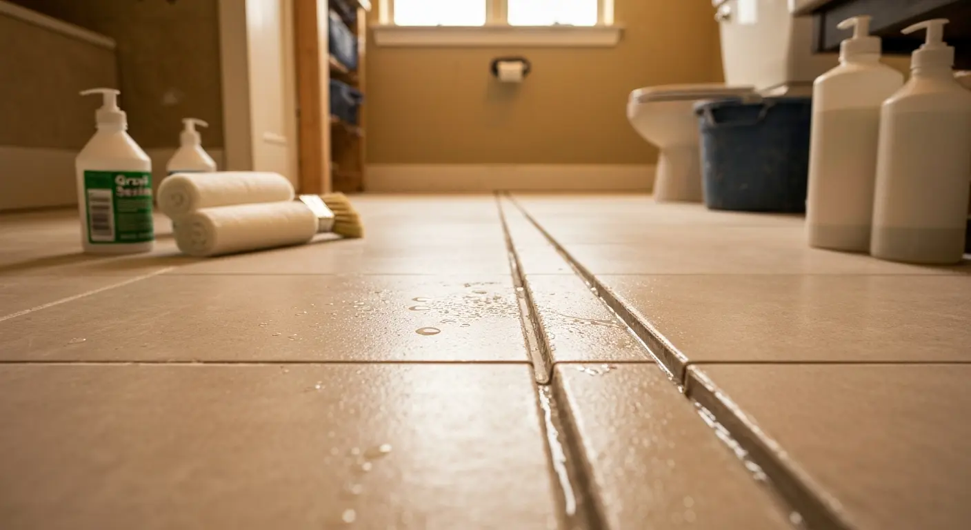 Grout sealing service