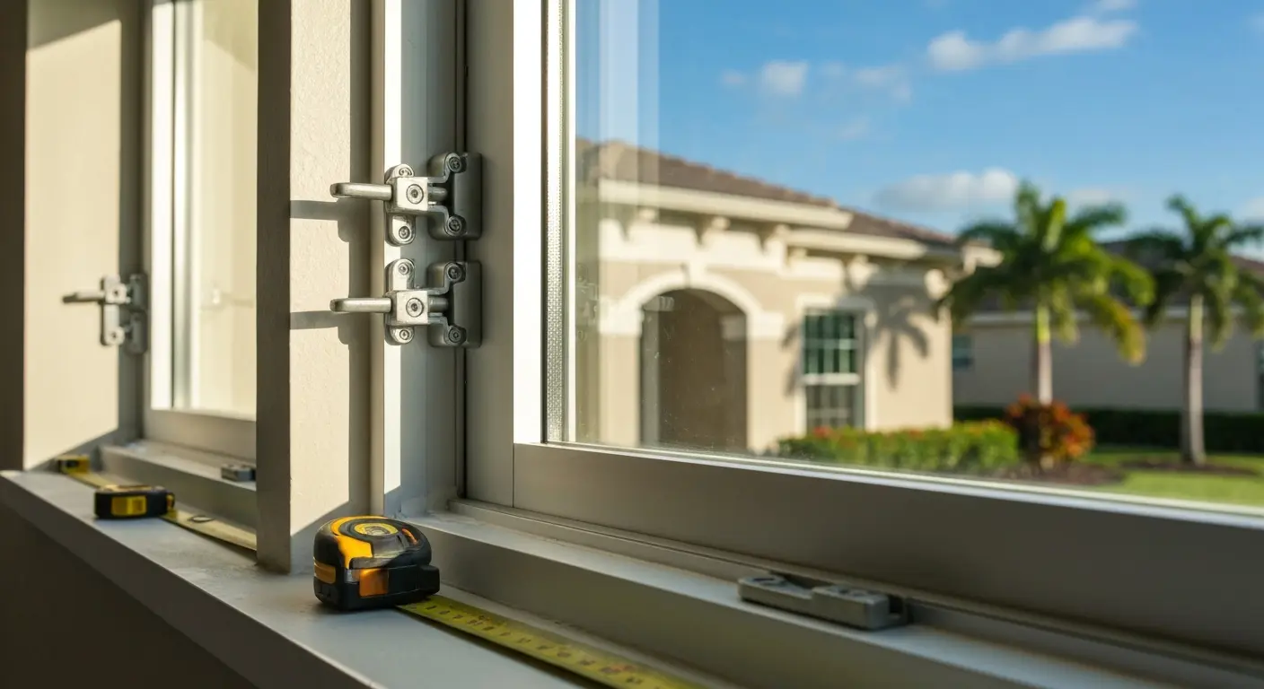 Impact window installation
