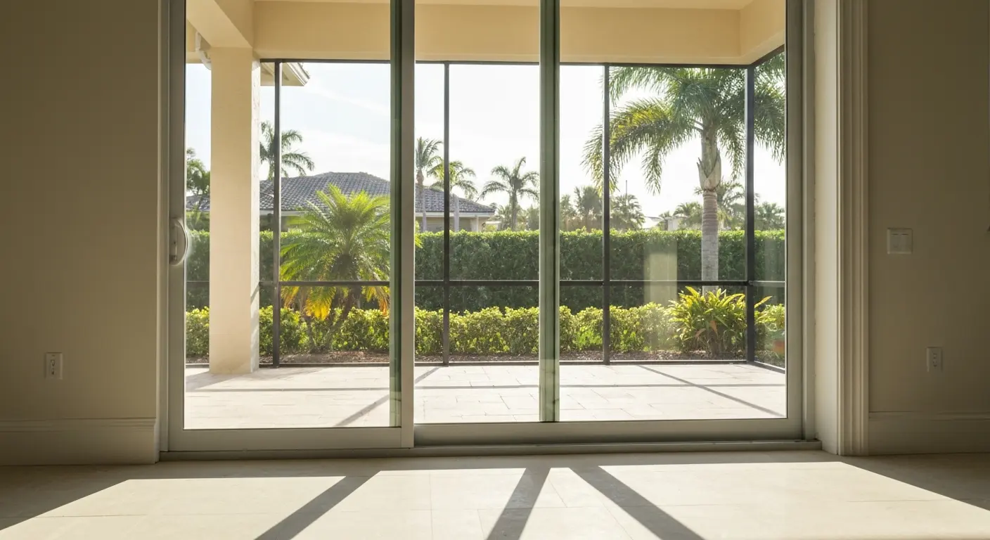 Sliding glass impact door