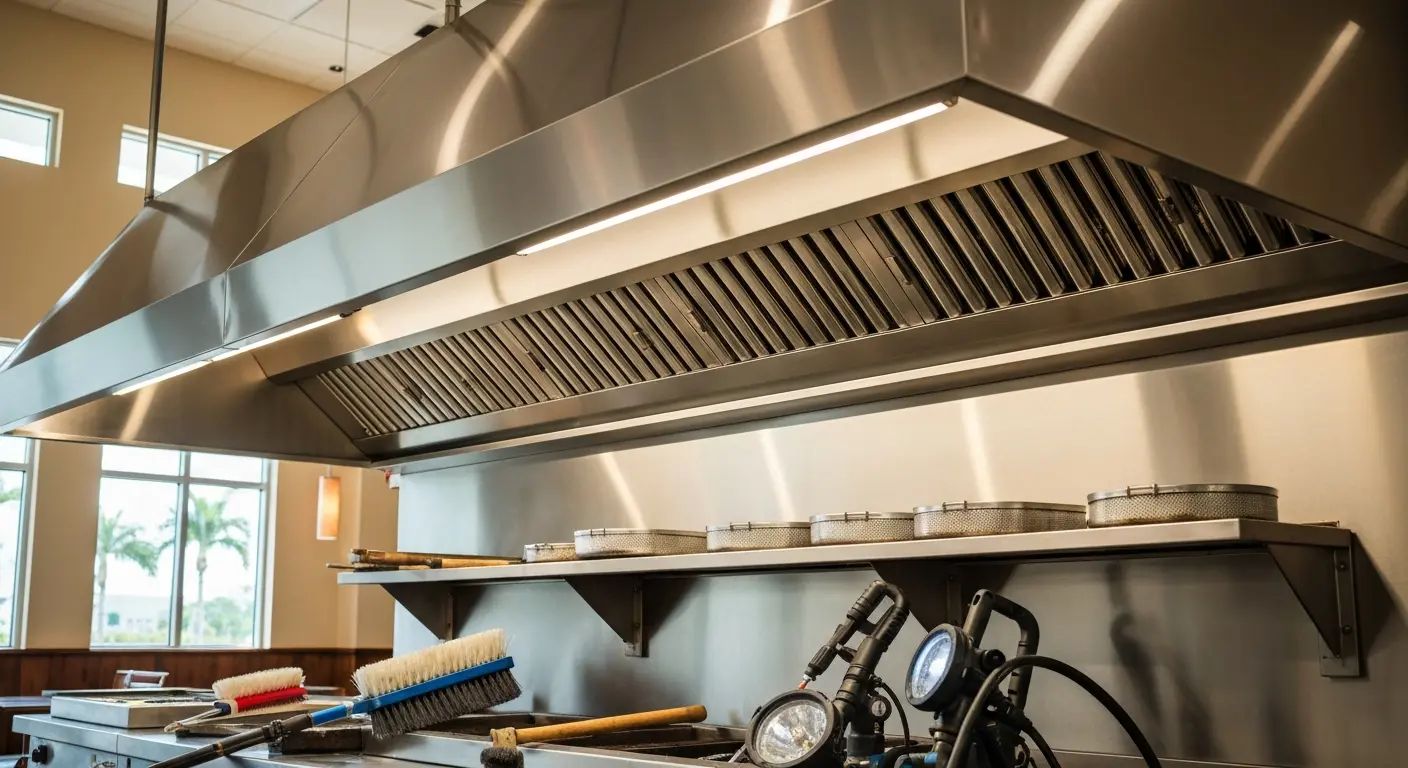 Commercial hood cleaning service