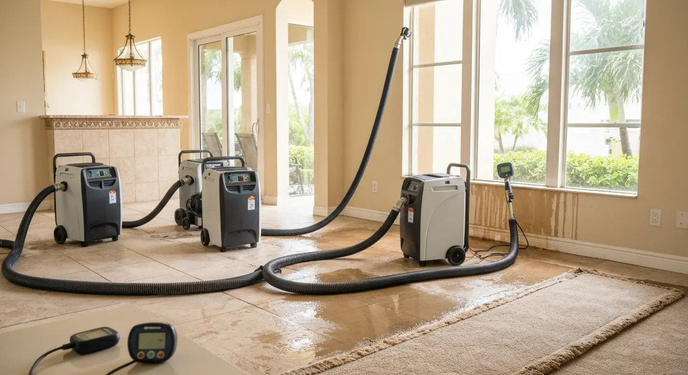 Water damage restoration