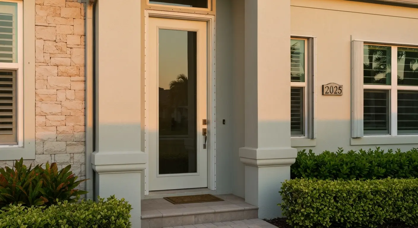 Impact entry door installation