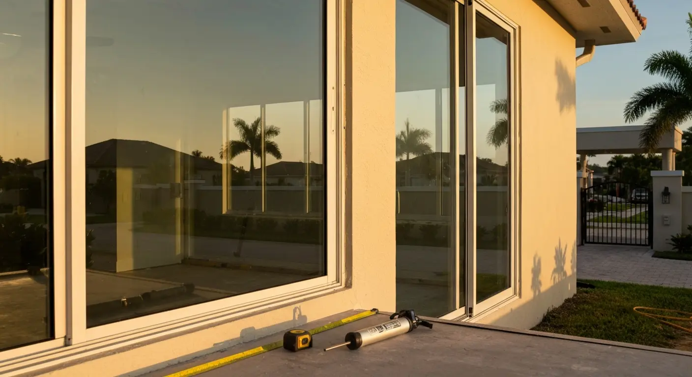 Impact door installation