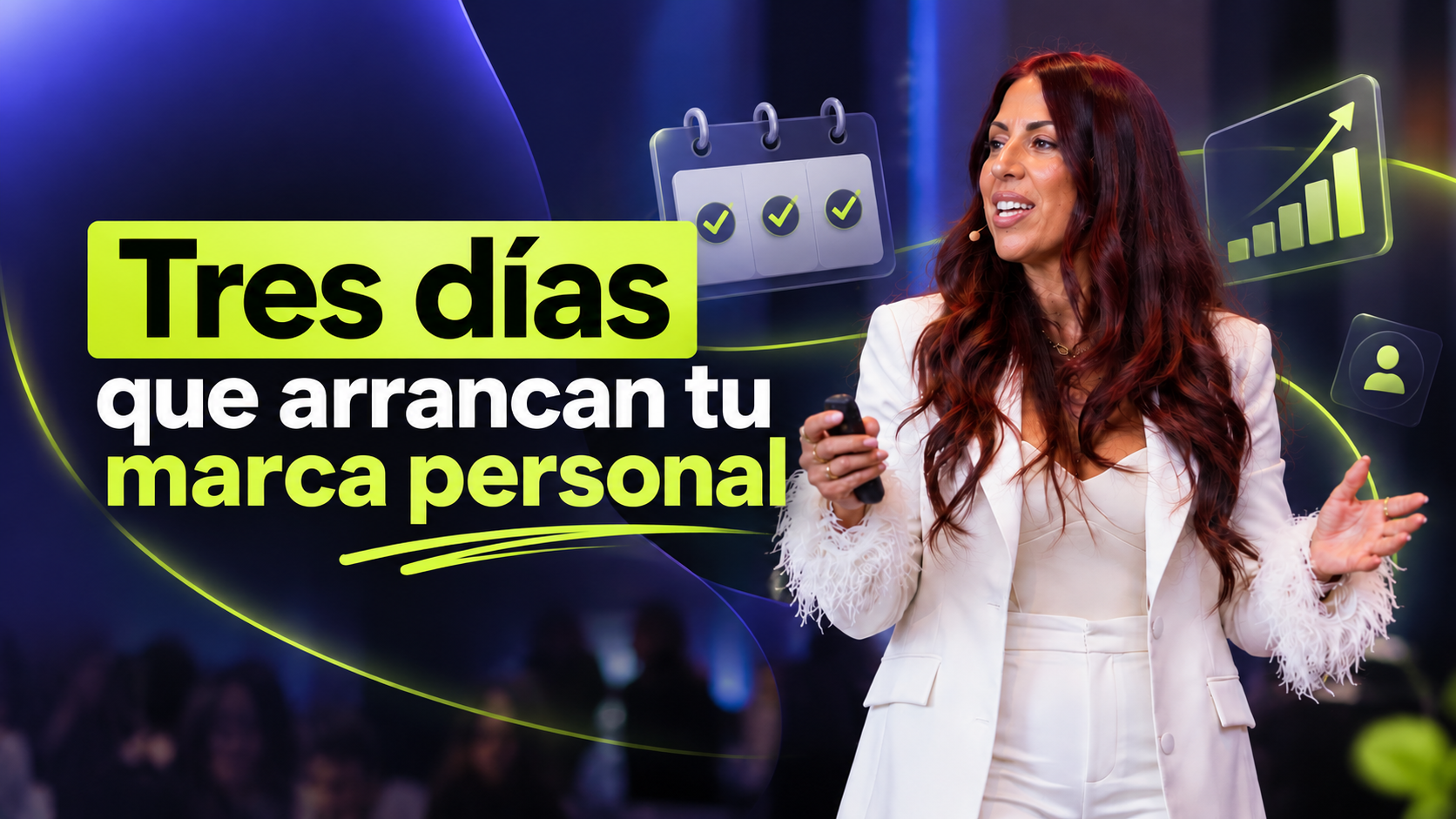 Andrea Fernández en una clase en vídeo