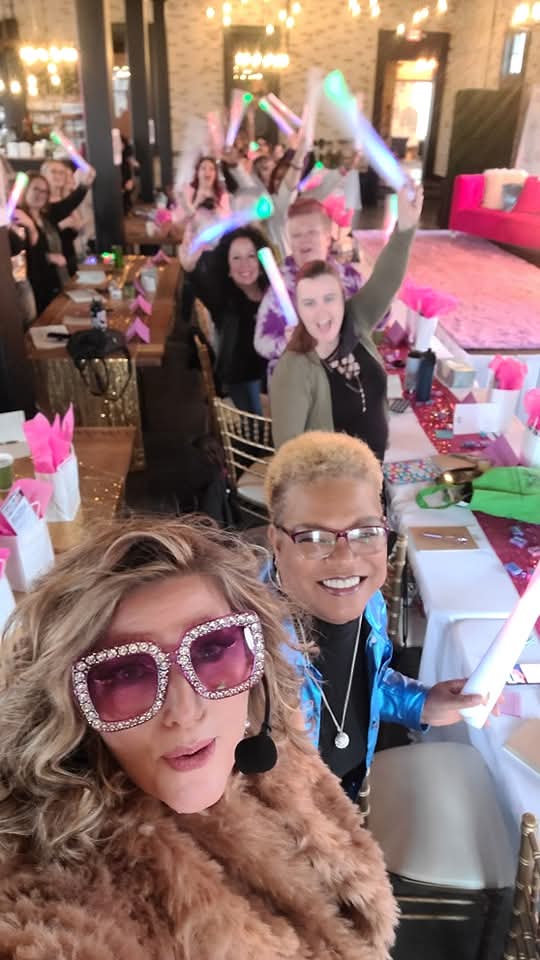 Crissy Conner delivering a keynote