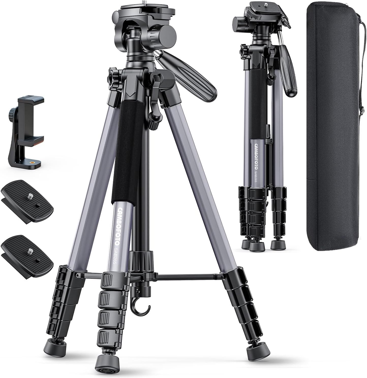 Heavy duty tripod for mirrorless camera