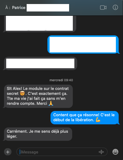 Témoignage Patrice