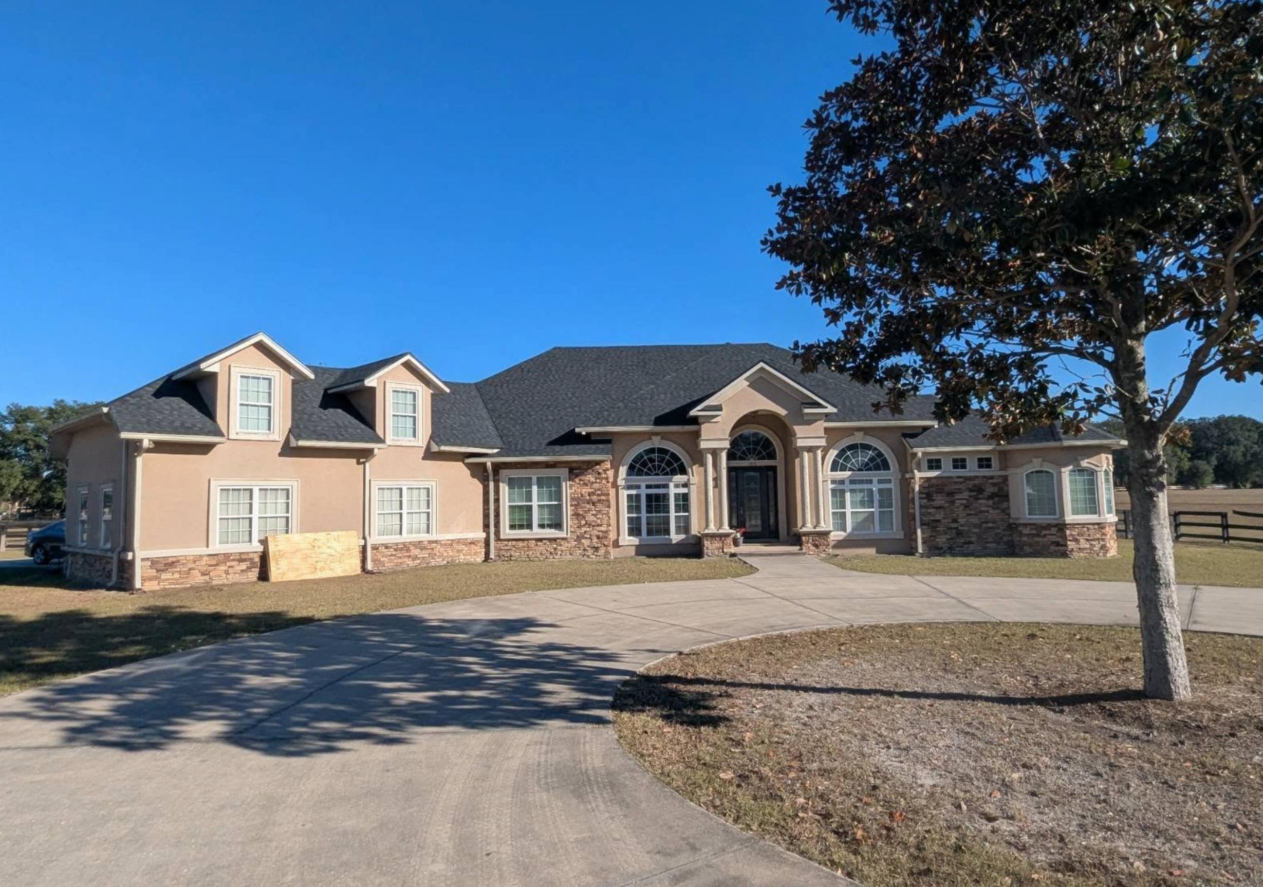 Finished asphalt shingle roof replacement in White Springs Florida designed for long-term storm protection.