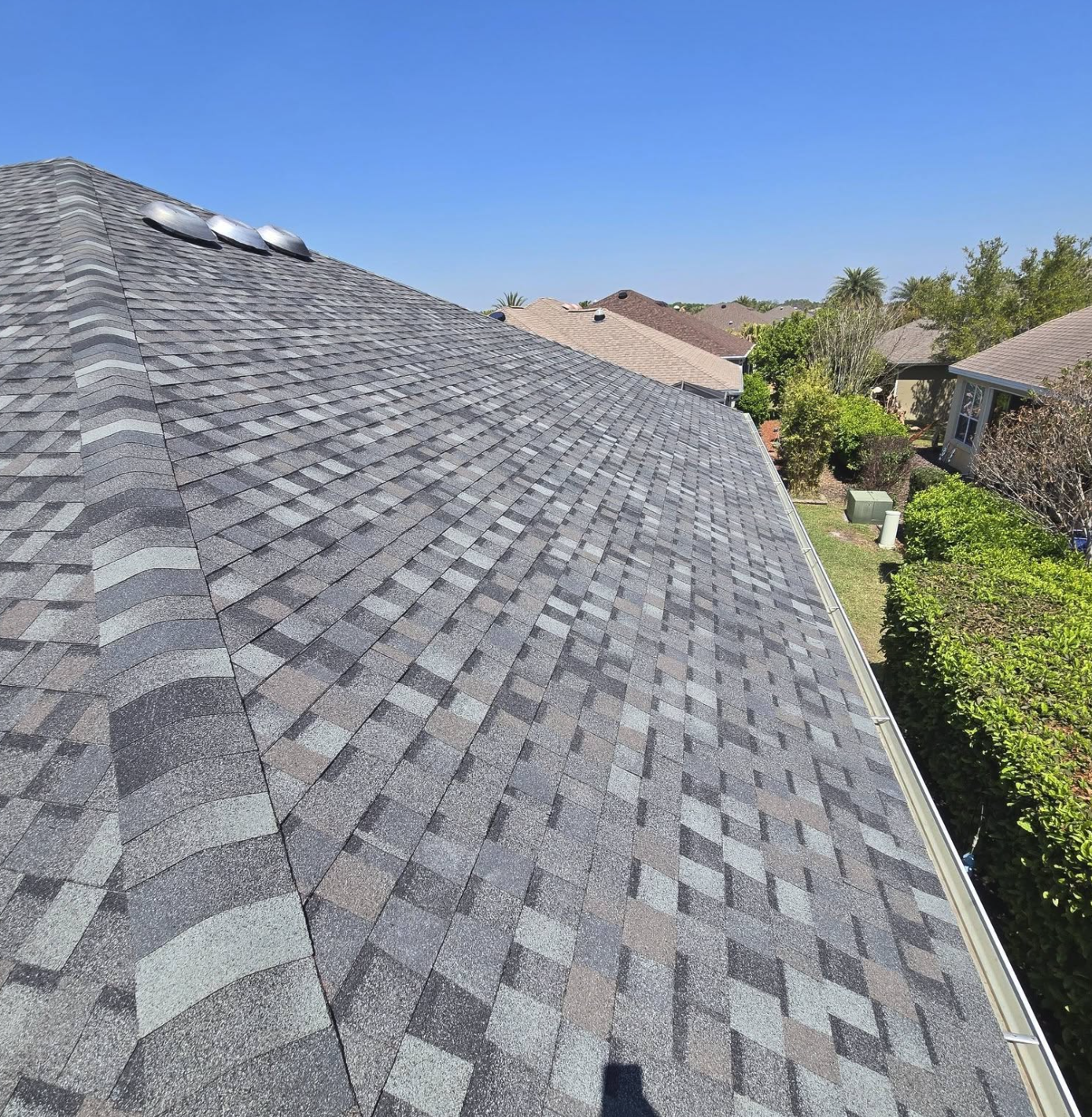 Finished asphalt shingle roof replacement in High Springs Florida designed for long-term storm protection.