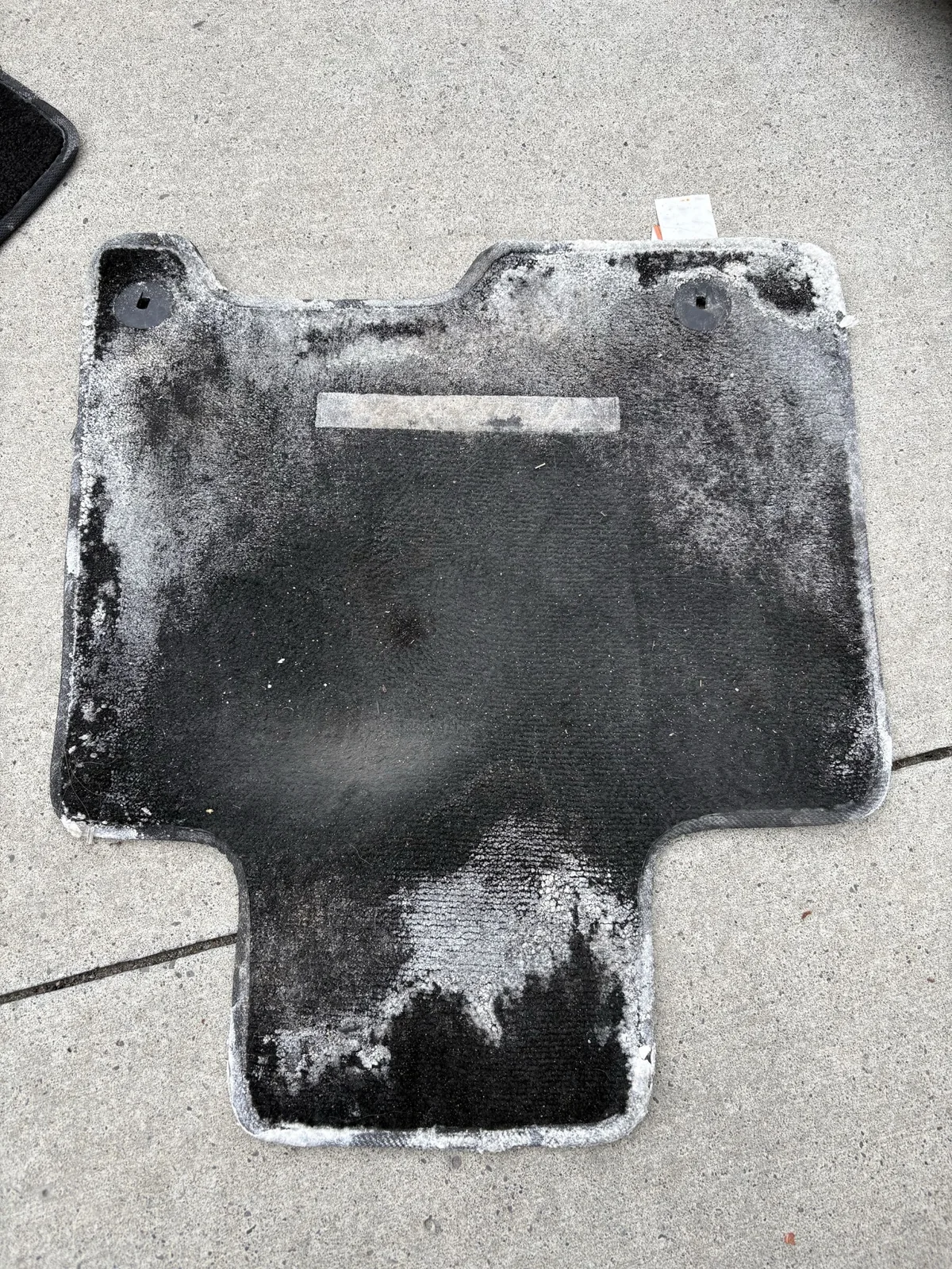 Dirty vehicle interior before full detail