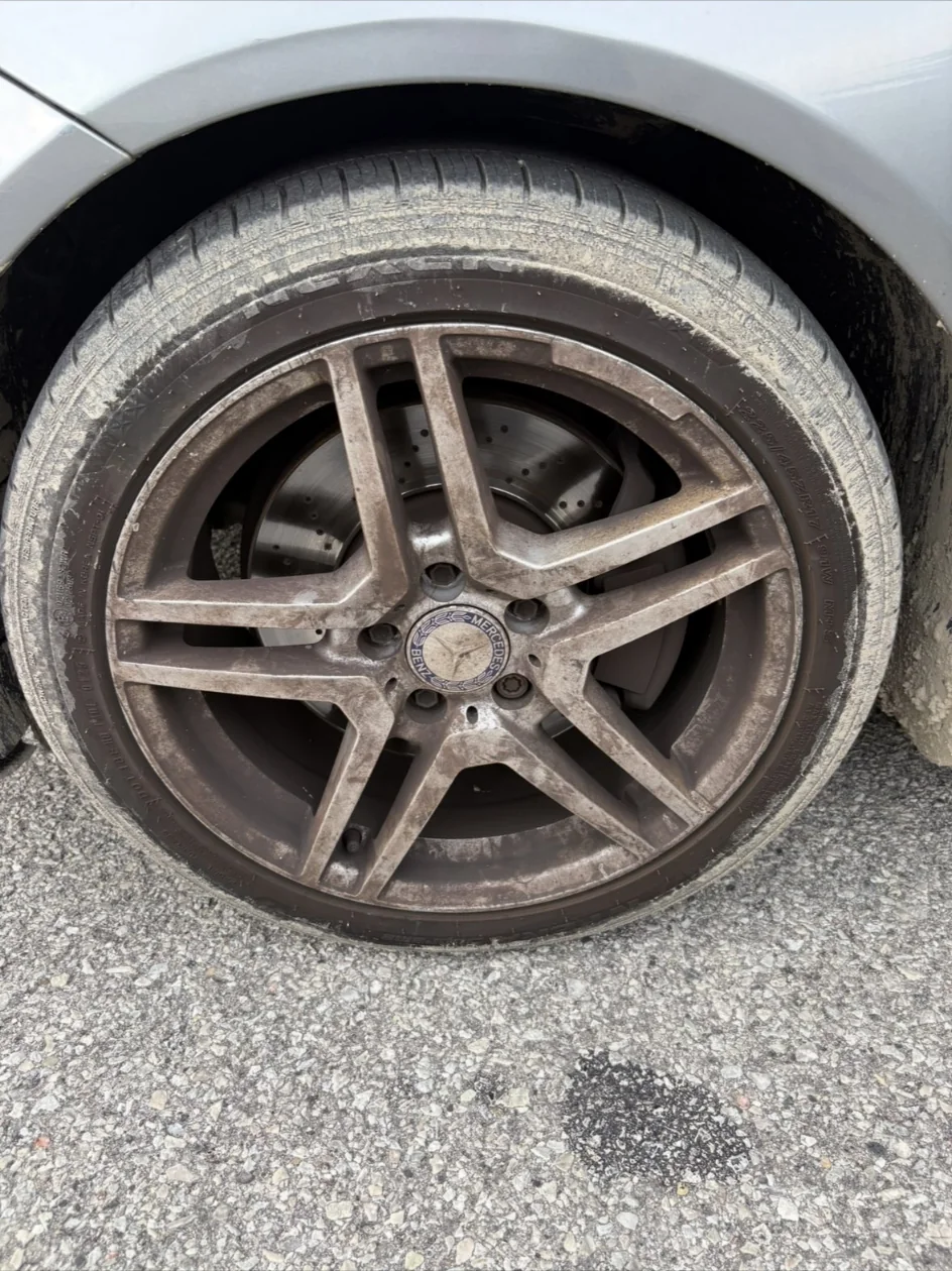 Wheel and Tire Detail before JMcKay's detailing