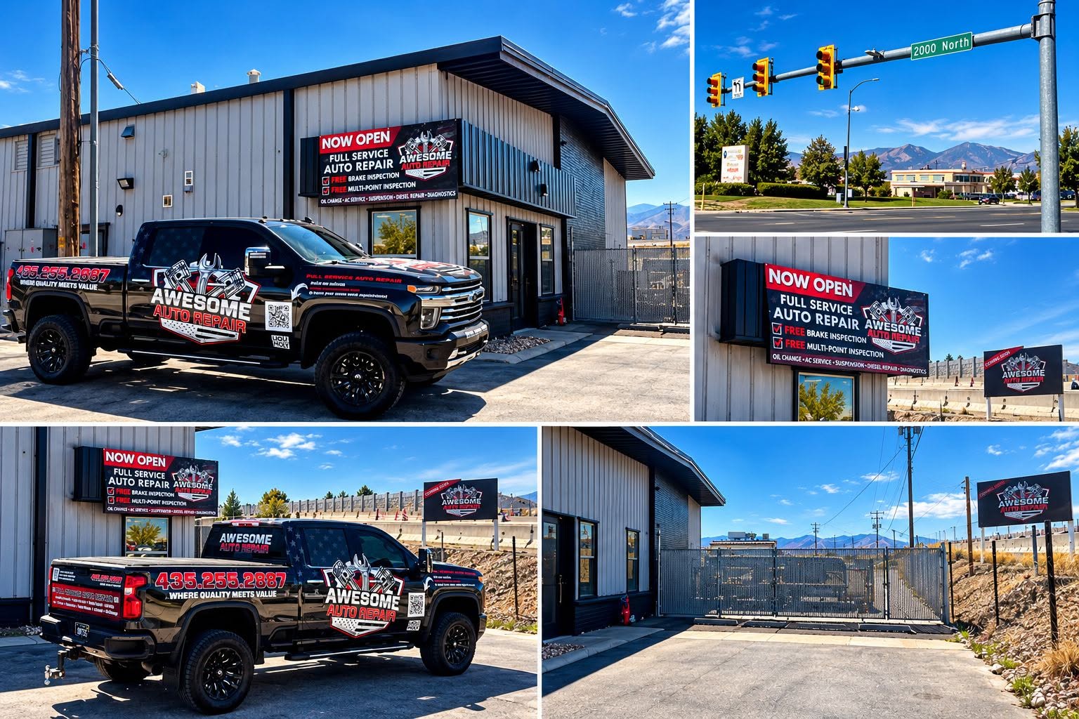 Awesome Auto Repair 2000 North, 310 E 2000 N, Tooele UT - new main shop collage