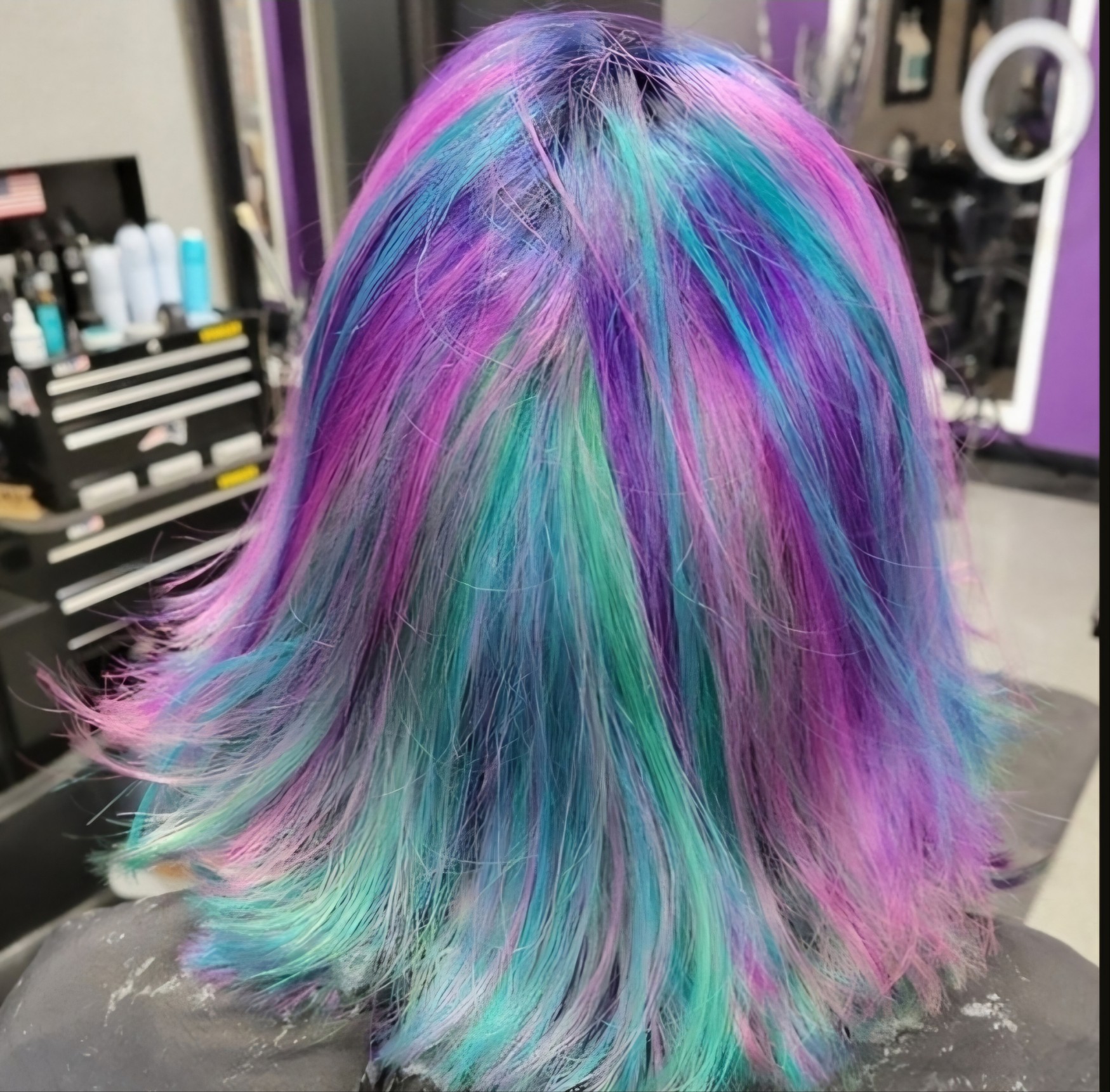 Creative hair color work Colorado Springs hair salon