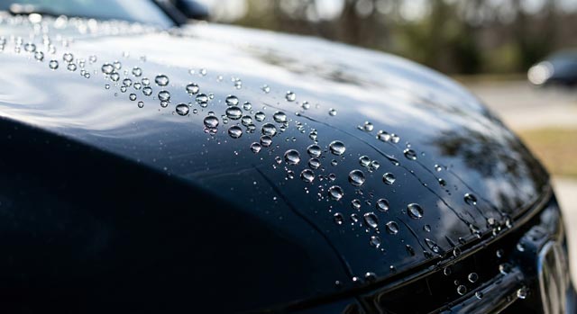 hydrophobic action of ceramic coating