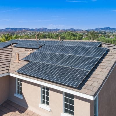 solar panels after deep cleaning process