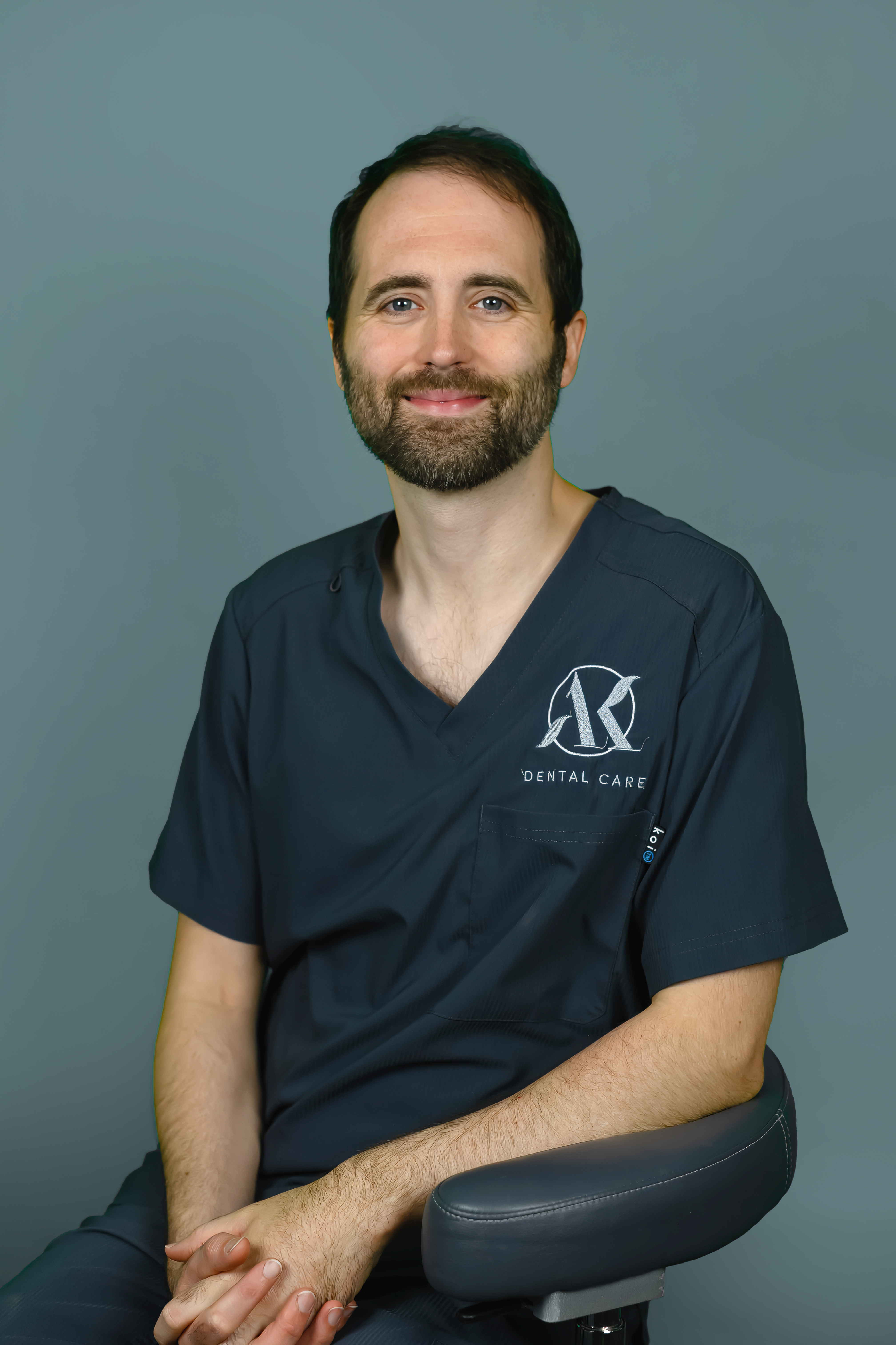 Dr Chris Burn in clinic
