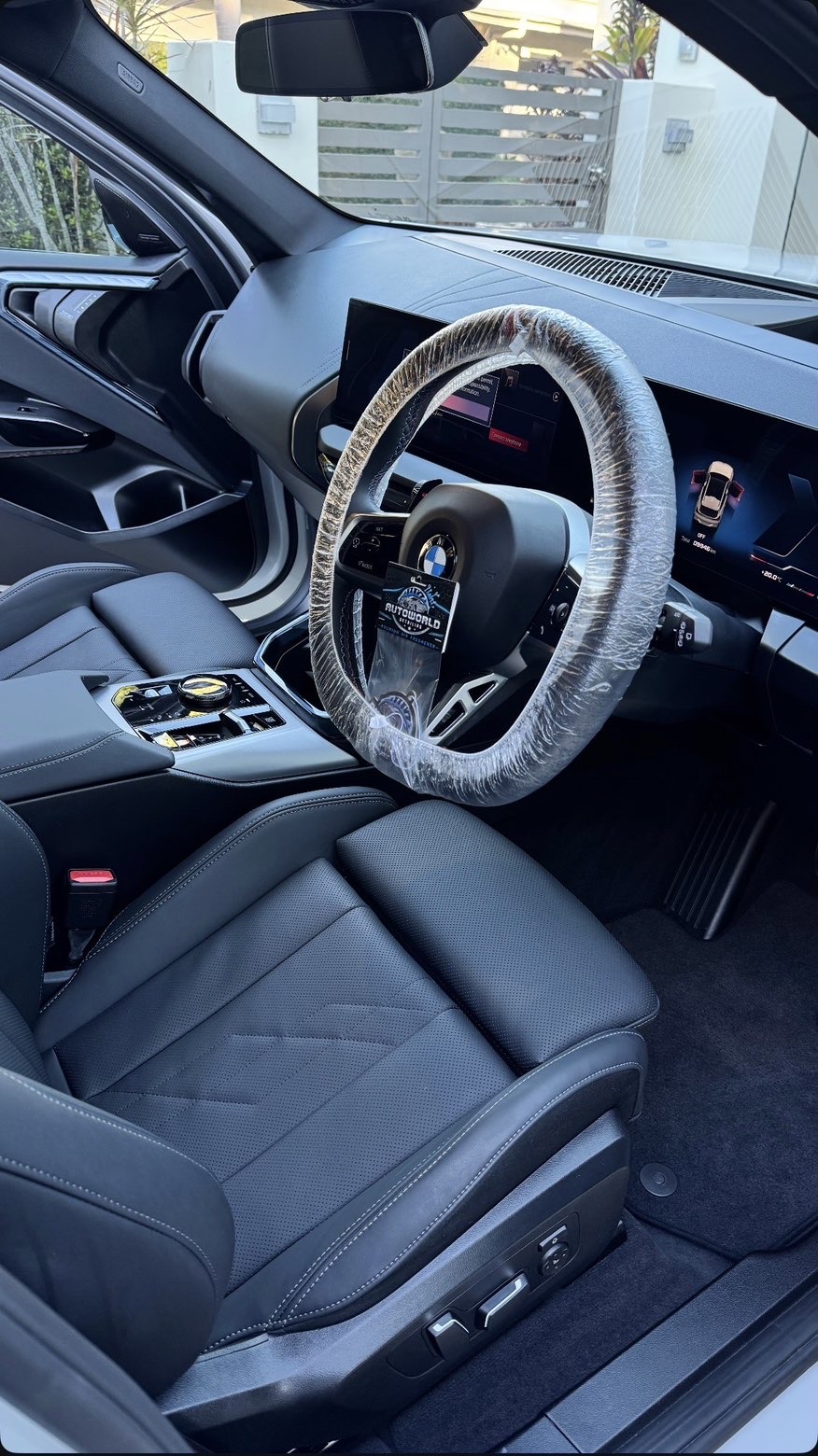 Premium Porsche interior detail