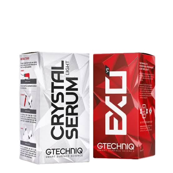 Crystal Serum Light and EXO ceramic coating system
