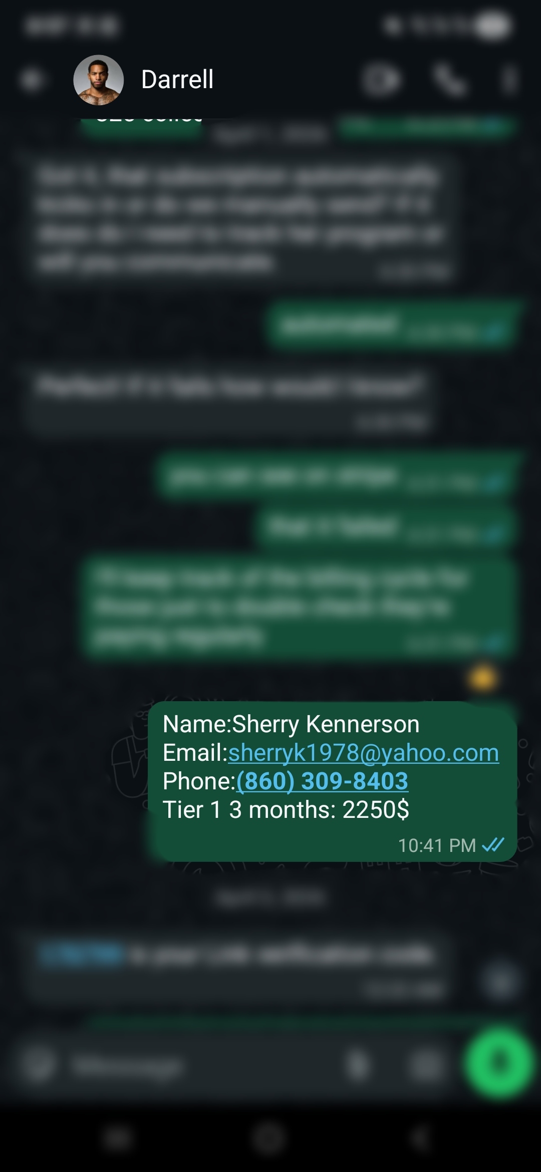 Client Result
