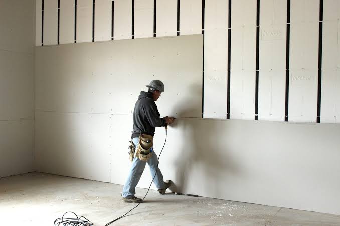 Drywall interior finish