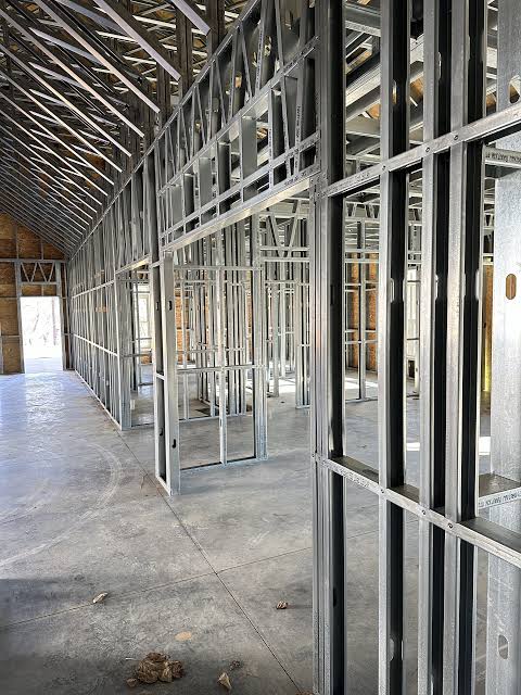 Professional drywall project